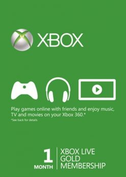 Buy 1 Month Xbox Live Gold Membership (Xbox One/360) (Xbox Live)
