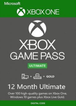 Купить 12 месяцев Xbox Game Pass Ultimate Xbox One / PC (Xbox Live)