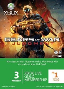 Buy 3 + 1 Month Xbox Live Gold Membership - GOW branded (Xbox One/360) (Xbox Live)