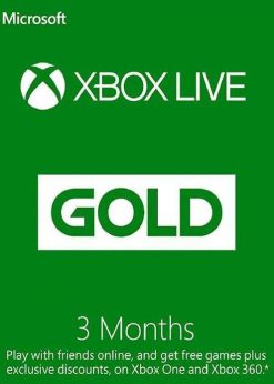 Buy 3 Month Xbox Live Gold Membership Card  (EU) (Xbox Live)