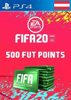 Купить 500 очков FIFA 20 Ultimate Team Points PS4 (Австрия) (PlayStation Network)