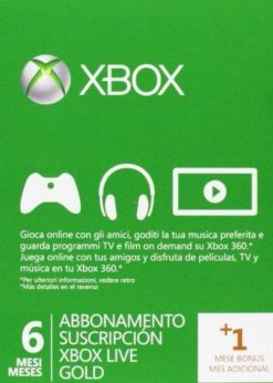 Купить 6 + 1 месяц золотого членства Xbox Live Gold (Xbox One/360) (Xbox Live)