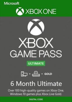 Buy 6 Month Xbox Game Pass Ultimate Xbox One / PC (EU) (Xbox Live)