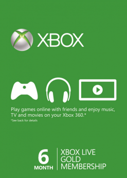 Buy 6 Month Xbox Live Gold Membership (Xbox One/360) (Xbox Live)