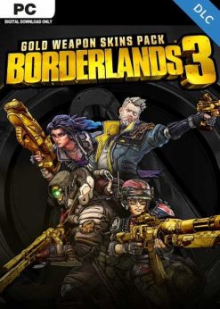 Купить Borderlands 3: Gold Weapon Skins Pack PC - DLC (Epic Games Launcher)
