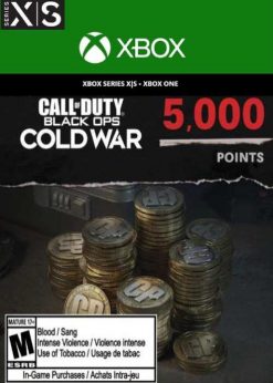 Buy Call of Duty: Black Ops Cold War - 5000 Points Xbox One/ Xbox Series X|S (Xbox Live)