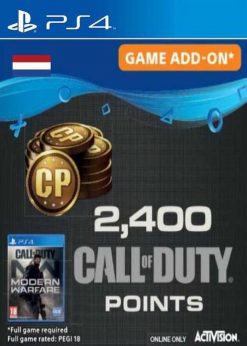 Buy Call of Duty Modern Warfare 2400 Points PS4 (Netherlands) (PlayStation Network)