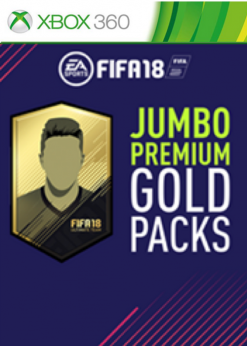 Buy FIFA 18 (Xbox 360) - 5 Jumbo Premium Gold Packs DLC (Xbox Live)