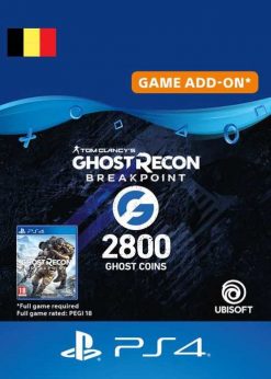 Buy Ghost Recon Breakpoint - 2800 Ghost Coins PS4 (Belgium) (PlayStation Network)