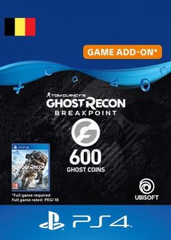 Купить Ghost Recon Breakpoint - 600 Ghost Coins PS4 (Бельгия) (PlayStation Network)