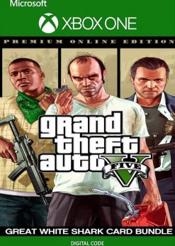 Buy Grand Theft Auto V Premium Online Edition & Great White Shark Card Bundle Xbox One (EU) (Xbox Live)