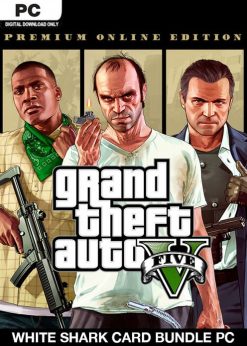 Buy Grand Theft Auto V: Premium Online Edition & White Shark Card Bundle PC (Rockstar Games Launcher)