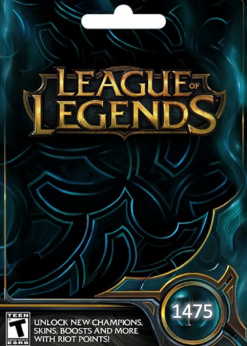 Buy League of Legends: 1475 Riot Points Card (Developer Website)