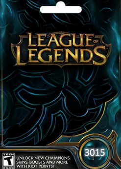 Buy League of Legends: 3015 Riot Points Card (Developer Website)