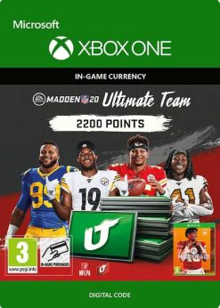 Купить Madden NFL 20 2200 MUT Points Xbox One (Xbox Live)