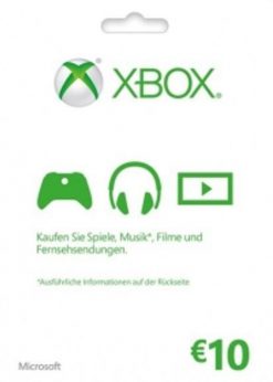 Buy Microsoft Gift Card - 10 Euro (Xbox One/360) (Xbox Live)