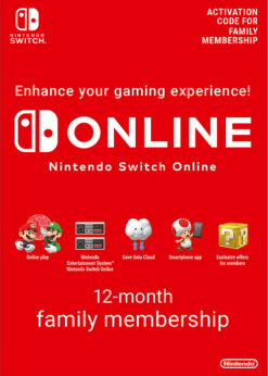 Buy Nintendo Switch Online 12 Month (365 Day) Family Membership Switch (Nintendo)
