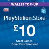 Купить сетевую карту PlayStation Network - £10 (PS Vita/PS3/PS4) (PlayStation Network)