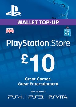 Buy PlayStation Network Card - £10 (PS Vita/PS3/PS4) (PlayStation Network)