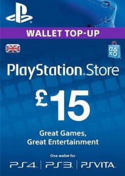 Buy PlayStation Network Card - £15 (PS Vita/PS3/PS4) (PlayStation Network)