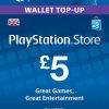Buy PlayStation Network Card - £5 (PS Vita/PS3/PS4) (PlayStation Network)