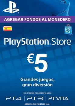 Buy PlayStation Network (PSN) Card - 5 EUR (Spain) (PlayStation Network)