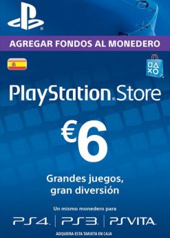 Buy PlayStation Network (PSN) Card - 6 EUR (Spain) (PlayStation Network)