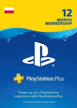 Купить PlayStation Plus - 12-месячная подписка (Польша) (PlayStation Network)