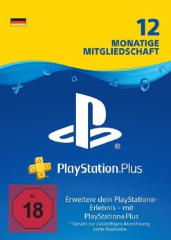 Buy PlayStation Plus (PS+) - 12 Month Subscription (Germany) (PlayStation Network)