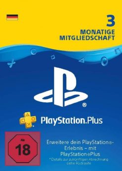 Buy PlayStation Plus (PS+) - 3 Month Subscription (Germany) (PlayStation Network)