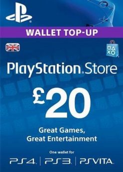 Buy Playstation Network Card - £20 (PS Vita/PS3/PS4) (PlayStation Network)