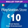 Купить карту Playstation Network (PSN) - 10 EUR (Италия) (PlayStation Network)