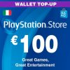 Купить карту Playstation Network (PSN) - 100 EUR (Италия) (PlayStation Network)