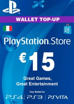 Buy Playstation Network (PSN) Card - 15 EUR (Italy) (PlayStation Network)