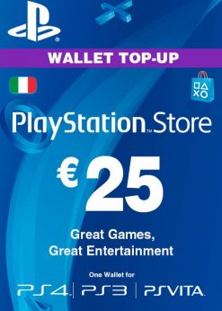 Buy Playstation Network (PSN) Card - 25 EUR (Italy) (PlayStation Network)
