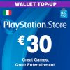 Купить карту Playstation Network (PSN) - 30 EUR (Италия) (PlayStation Network)