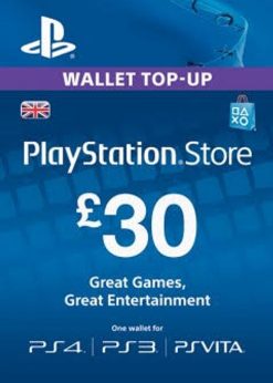 Buy Playstation Network (PSN) Card - 30 GBP (PlayStation Network)