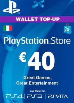 Buy Playstation Network (PSN) Card - 40 EUR (Italy) (PlayStation Network)