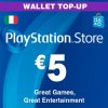 Купить карту Playstation Network (PSN) - 5 EUR (Италия) (PlayStation Network)