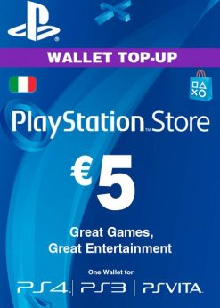 Buy Playstation Network (PSN) Card - 5 EUR (Italy) (PlayStation Network)