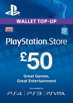 Buy Playstation Network (PSN) Card - £50 (UK) (PlayStation Network)