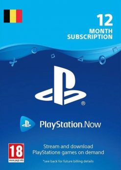 Buy Playstation Now - 12 Month Subscription (Belgium) (PlayStation Network)