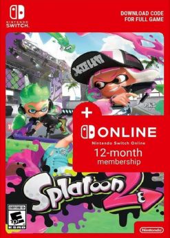 Купить Splatoon 2 + 12-месячное членство Switch (EU) (Nintendo)