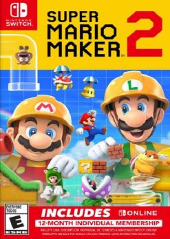 Buy Super Mario Maker 2 + 12 Month Membership Switch (EU) (Nintendo)