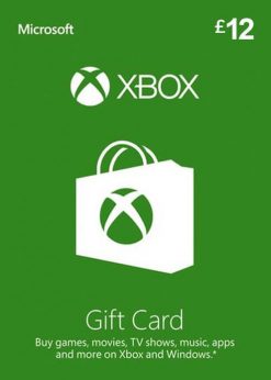 Купить подарочную карту Xbox - 12 GBP (Xbox Live)