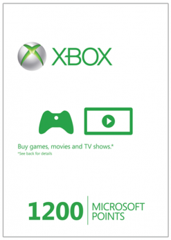 Buy Xbox Live 1200 Microsoft Points (Xbox 360) (Xbox Live)