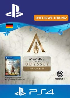Купить Assasins Creed Odyssey Season Pass PS4 (Германия) (PlayStation Network)