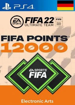 Buy FIFA 22 Ultimate Team 12000 Points Pack  PS4/PS5 (Germany) (PlayStation Network)