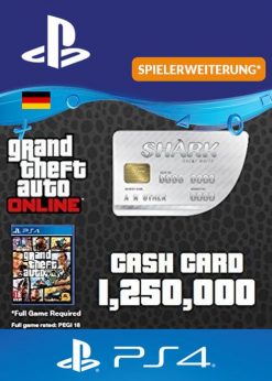 Buy GTA Great White Shark Card PS4 (Germany) (PlayStation Network)