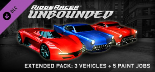 Buy Ridge Racer Unbounded  Extended Pack 3 Vehicles + 5 Paint Jobs PC (Steam)